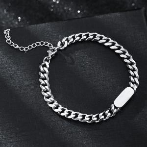 ブレスレット チェーン おしゃれ 細い 喜平 チタン かっこいい メンズ レディース シルバー 鏡面仕上げ ペア プレゼント ギフト 化粧箱付き