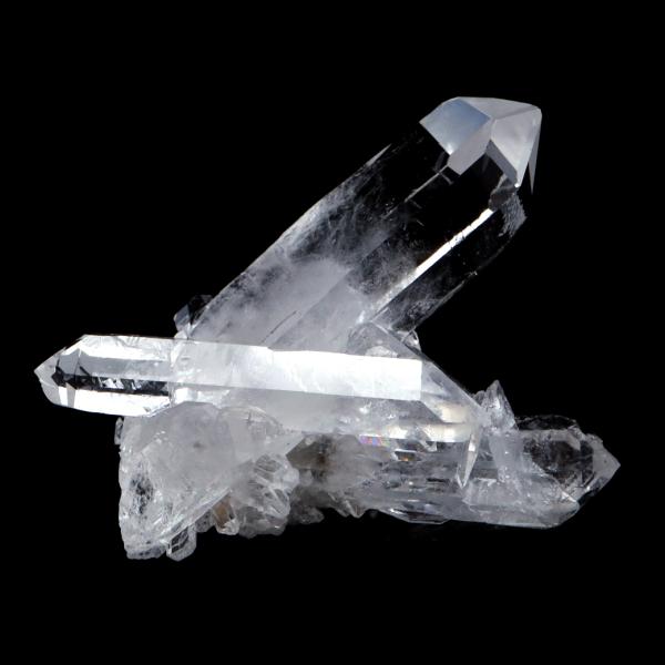 天然 水晶 クラスター 32g ブラジル ゼッカ産 透明感が美しい ゼッカクォーツ 原石 天然石 1...
