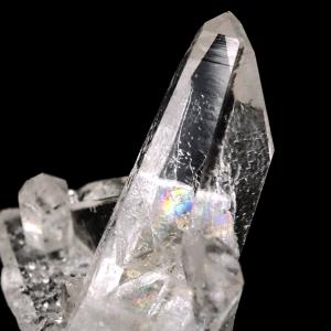 緑水晶 クラスター 原石 台座付属 一点物 [送料無料] 182-7395