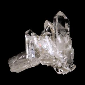 天然 水晶 クラスター ミニ 19g ブラジル ゼッカ産 透明感が美しい ゼッカクォーツ 原石 天然石 1点物 パワーストーン クリスタル 結晶 浄化 置き物