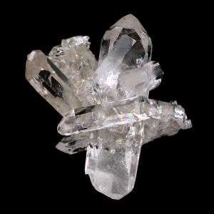 天然 水晶 クラスター ミニ 16g ブラジル ゼッカ産 透明感が美しい ゼッカクォーツ 原石 天然石 1点物 パワーストーン クリスタル 結晶 浄化 置き物 爆買