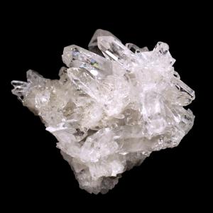 天然 水晶 クラスター ミニ 20g ブラジル ゼッカ産 透明感が美しい ゼッカクォーツ 原石 天然石 1点物 パワーストーン クリスタル 結晶 浄化 置き物 爆買