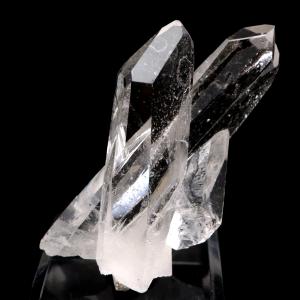 天然 水晶 クラスター ミニ 34g 台座付き ブラジル ゼッカ産 透明感が美しい ゼッカクォーツ 原石 天然石 1点物 パワーストーン クリスタル 結晶 浄化 置き物