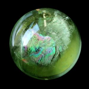 グリーン フローライト AAAAA 丸玉 直径 約43mm 虹入り レインボー 透き通る透明感 スフィア 台座 蛍石 天然石 1点もの パワーストーン Fluorite 爆買