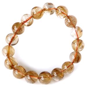 GOLD STONE モルダバイト ブレスレット 8mm 鑑別書付き 正真正銘 本物