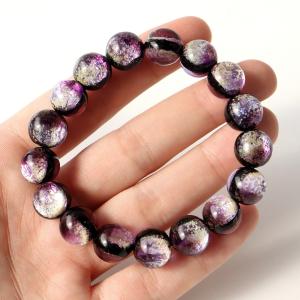 GOLD STONE シトリン アイリスクォーツ ブレスレット 12mm 黄水晶 虹