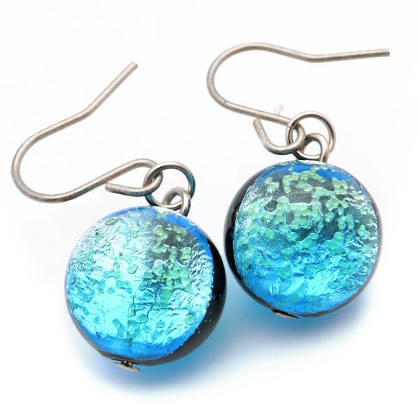 ハテルマブルー ホタルガラス ピアス レディース 両耳用 沖縄 お土産 送料無料 敬老の日 贈り物 ...