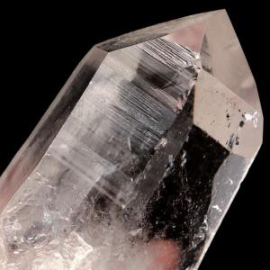レムリアンシード 水晶 六角柱 ポイント 一部面残し 研磨磨き 337g 1点もの AA 天然石 ブラジル バイーア州産 証明書付き