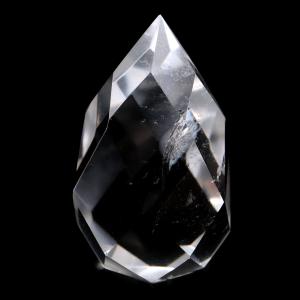 レムリアンシード カット しずく型 置き物 34g キラキラ 虹入り レインボー 1点もの 天然石 ブラジル ミナスジェライス州 セーラ・デ・カブラル産 ヒーリング