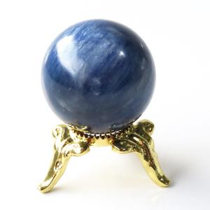 カイヤナイト キャッツアイ 丸玉 直径約21mm 台座付き 天然石 パワーストーン 爆買 クリスマス