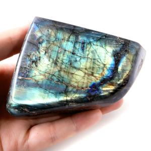GOLD STONE ラブラドライト 原石 鉱物 648g 1点もの シラー