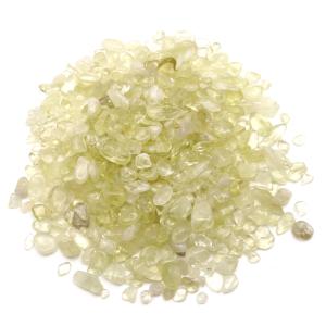 GOLD STONE レモンクォーツ さざれ石 本物 サイズ中 100g 天然石