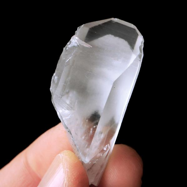 レムリアンシード 水晶 ポイント 幅44mm ライトニング水晶 雷水晶 単結晶 天然石 ブラジル ミ...