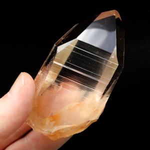 スモーキー シトリン レムリアンシード 水晶 ポイント ブラジル ゴイアス州 クリスタリナ産 106g 1点物 5A 天然石 パワーストーン 浄化