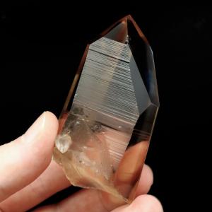 スモーキー シトリン レムリアンシード 水晶 ポイント ブラジル ゴイアス州 クリスタリナ産 105g 1点物 5A 天然石 パワーストーン 浄化
