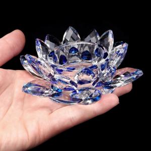 蓮の花 置物 size小 クリスタルガラス サ...の詳細画像4
