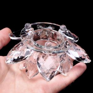 蓮の花 置物 size小 クリスタルガラス サ...の詳細画像5