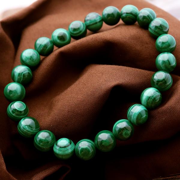 天然石 ブレスレット マラカイト 天眼 8mm 孔雀石 パワーストーン 敬老の日 贈り物 プレゼント...