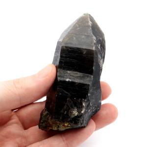 モリオン 黒水晶 原石 ポイント 山東省産 157g 1点物 浄化 魔除け 天然石 パワーストーン Morion quartz