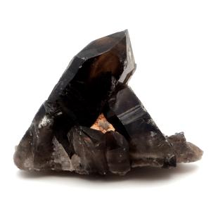 モリオン 黒水晶 原石 クラスター ポイント 山東省産 102g 1点物 浄化 魔除け 天然石 パワーストーン Morion quartz