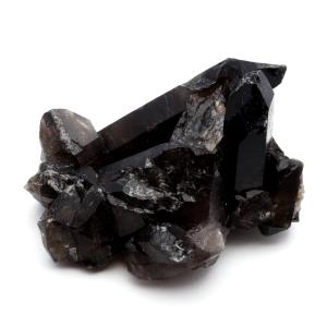 モリオン 黒水晶 原石 クラスター ポイント 山東省産 77g 1点物 浄化 魔除け 天然石 パワーストーン Morion quartz