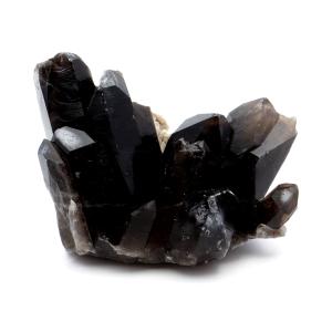 モリオン 黒水晶 原石 クラスター ポイント 山東省産 147g 1点物 浄化 魔除け 天然石 パワーストーン Morion quartz