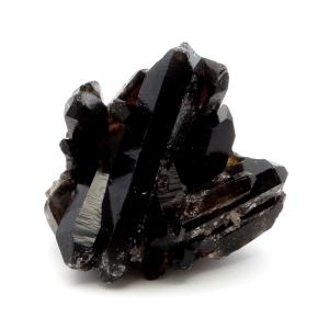 モリオン 黒水晶 原石 クラスター ポイント 山東省産 71g 1点物 浄化 魔除け 天然石 パワーストーン Morion quartz