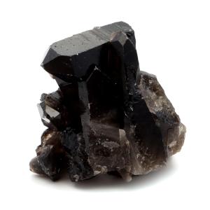 モリオン 黒水晶 原石 クラスター ポイント 山東省産 145g 1点物 浄化 魔除け 天然石 パワーストーン Morion quartz