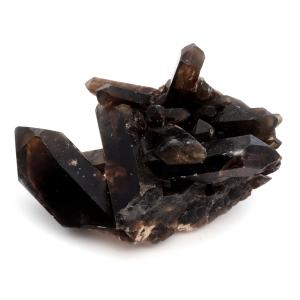 モリオン 黒水晶 原石 クラスター ポイント 山東省産 140g 1点物 浄化 魔除け 天然石 パワーストーン Morion quartz