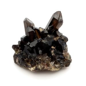 モリオン 黒水晶 原石 クラスター ポイント 山東省産 64g 1点物 浄化 魔除け 天然石 パワーストーン Morion quartz