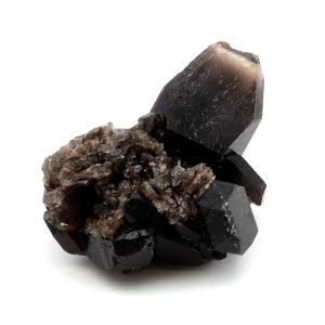 モリオン 黒水晶 原石 クラスター ポイント 山東省産 106g 1点物 浄化 魔除け 天然石 パワーストーン Morion quartz