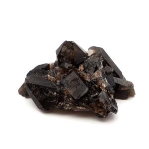 モリオン 黒水晶 原石 クラスター ポイント 山東省産 74g 1点物 浄化 魔除け 天然石 パワーストーン Morion quartz
