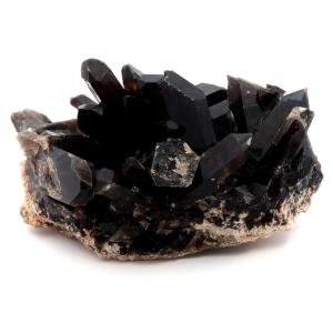 モリオン 黒水晶 原石 クラスター ポイント 山東省産 1.3kg 1点物 浄化 魔除け 天然石 パワーストーン Morion quartz