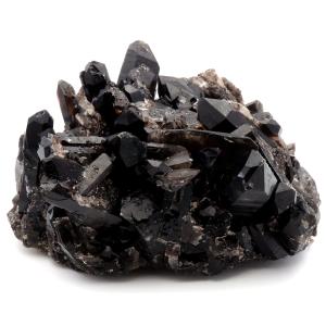 モリオン 黒水晶 原石 クラスター ポイント 山東省産 2.3kg 1点物 浄化 魔除け 天然石 パワーストーン Morion quartz