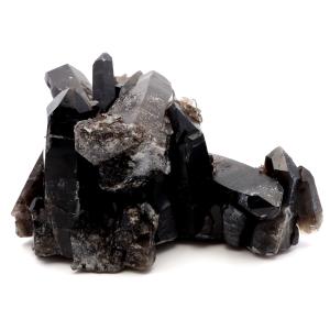 モリオン 黒水晶 原石 クラスター ポイント 山東省産 2.5kg 1点物 浄化 魔除け 天然石 パワーストーン Morion quartz