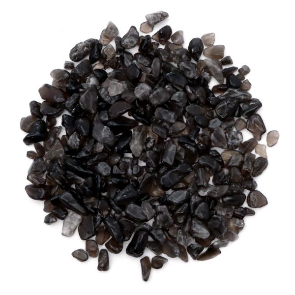 モリオン 黒水晶 さざれ石 本物 100g Aランク サイズ小 天然石 パワーストーン 浄化グッズ ...