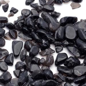 モリオン(黒水晶) 高品質 さざれ石 本物 1...の詳細画像1