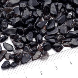 モリオン(黒水晶) 高品質 さざれ石 本物 1...の詳細画像3