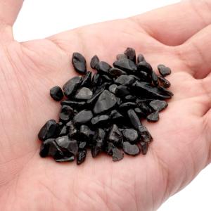 モリオン(黒水晶) 高品質 さざれ石 本物 1...の詳細画像4