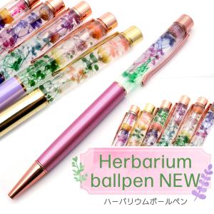 ハーバリウム ボールペン 太さ1.0mm 選べる 6種類のカラー 専用ケース付 花 フラワー 父の日 2024 プレゼント ギフト 贈り物 送料無料