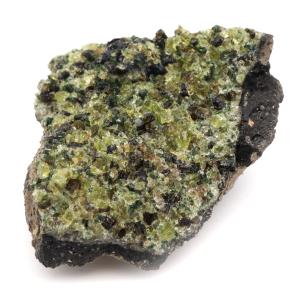 ペリドット 原石 ノルウェー産 1点もの 71g 母岩付き 標本 ツーソン展示会商品 橄欖石 鉱物 結晶 天然石 8月 誕生石 パワーストーン 爆買