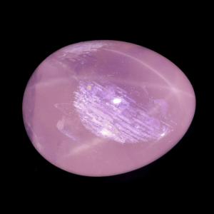 スターローズクォーツ AAA 192g 握り石 たまご型 お守り マダガスカル産 台座付き 天然石 1点物 紅水晶 パワーストーン