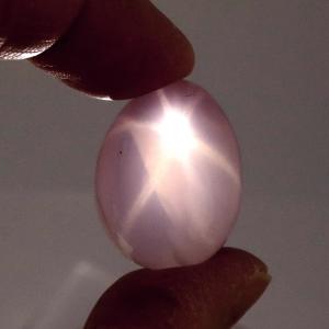 スターローズクォーツ AAA 13g 握り石 たまご型 お守り マダガスカル産 天然石 1点物 紅水晶 パワーストーン