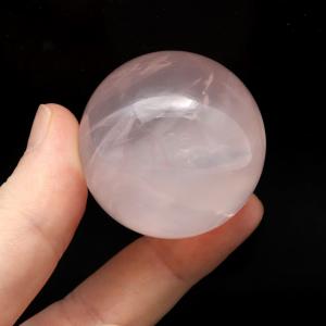 スターローズクォーツ 丸玉 直径40mm マダガスカル産 1点物 天然石 紅水晶 ヒーリング スフィア パワーストーン 台座付き