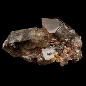 スモーキー ルチルクォーツ 原石 360g ブラジル産 1点もの 金針水晶 天然石 パワーストーン 天然石 鉱石 金運 置き物 本物 風水 グッズ 占い 爆買