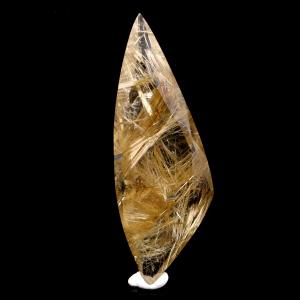 ゴールド ルチルクォーツ ルース 裸石 16.4g AAAAAA 金針 水晶 タイチンルチル 風水 金運 宝石質 天然石 パワーストーン 1点もの