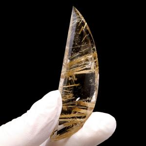 ゴールド ルチルクォーツ ルース 裸石 21.8g AAAAAA 金針 水晶 タイチンルチル 風水 金運 宝石質 天然石 パワーストーン 1点もの