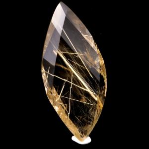 ゴールド ルチルクォーツ ルース 裸石 21.2g AAAAAA 金針 水晶 タイチンルチル 風水 金運 宝石質 天然石 パワーストーン 1点もの