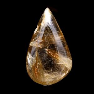 ゴールド ルチルクォーツ ルース 裸石 10.7g AAAAAA 金針 水晶 タイチンルチル 風水 金運 宝石質 天然石 パワーストーン 1点もの
