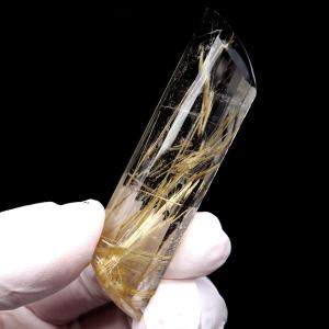 ゴールド ルチルクォーツ ルース 裸石 19.2g AAAAAA 金針 水晶 タイチンルチル 風水 金運 宝石質 天然石 パワーストーン 1点もの